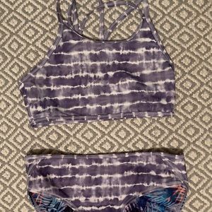 Athleta Girl XL/14 Reversible Bikini Top & Bottom